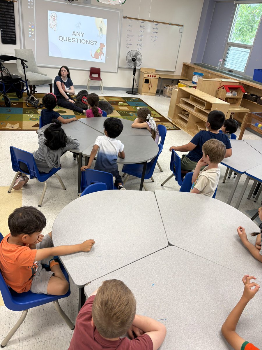 Mrs.Aspelund (@mrsaspelund) on Twitter photo Our kinders loved learning all about service dogs today! 🐾 They asked so many great questions and left with even bigger hearts. 💛 Huge thank you to Sarah and Kim for such an engaging visit. 🤍 #KindergartenCuriosity #ServiceDogs <a href="/StRitaOCSB/">St. Rita School</a> #ocsb Our kinders loved learning all about service dogs today! 🐾 They asked so many great questions and left with even bigger hearts. 💛 Huge thank you to Sarah and Kim for such an engaging visit. 🤍 #KindergartenCuriosity #ServiceDogs <a href="/StRitaOCSB/">St. Rita School</a> #ocsb