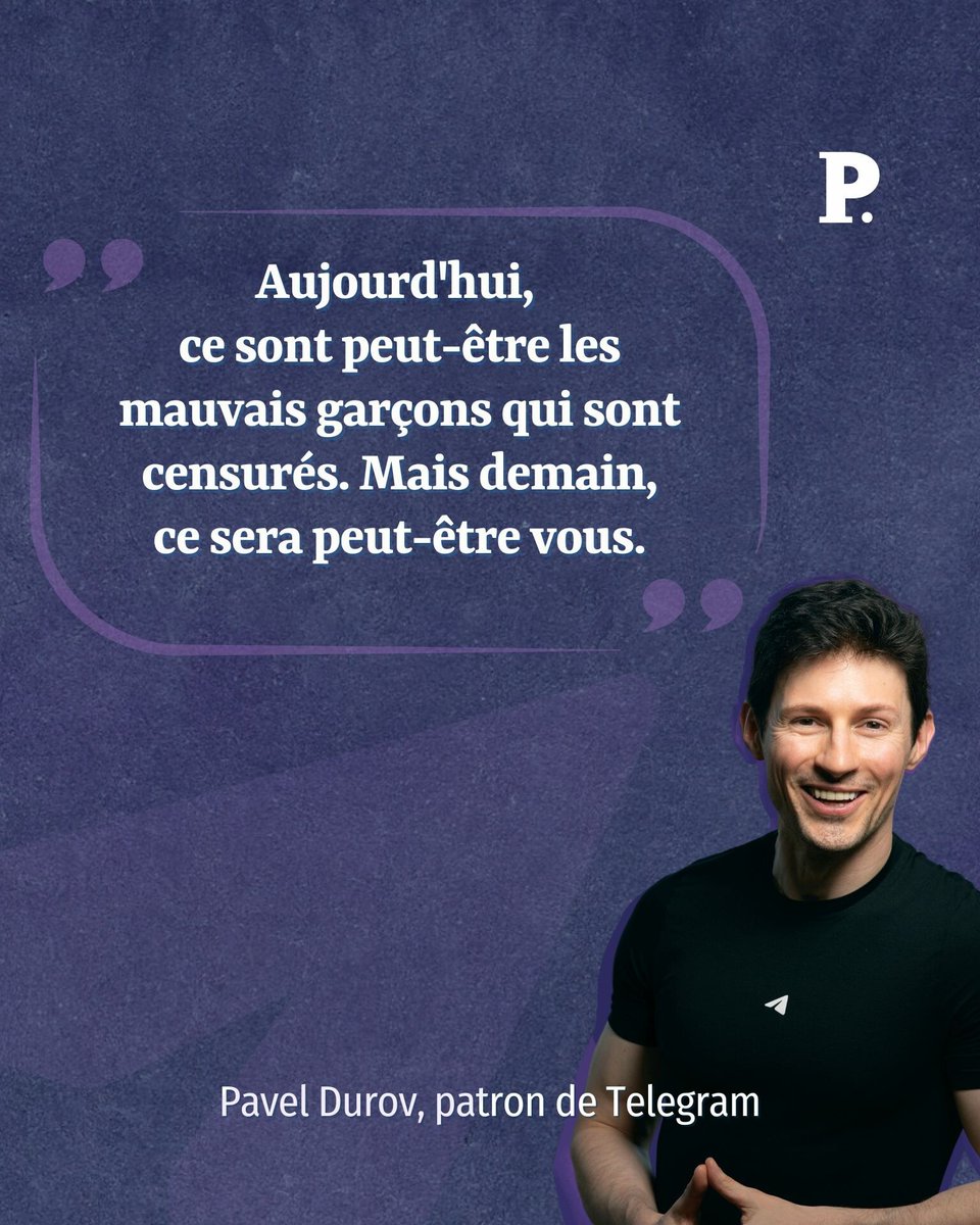 🔴 ENTRETIEN EXCLUSIF. Aussi mystérieux que puissant, il fuit les journalistes. Pavel Durov, PDG de la messagerie chiffrée #Telegram, s’est confié au Point ➡️ l.lepoint.fr/GLd

<a href="/telegram/">Telegram Messenger</a> <a href="/guillaumgrallet/">Guillaume Grallet</a> <a href="/durov/">Pavel Durov</a>