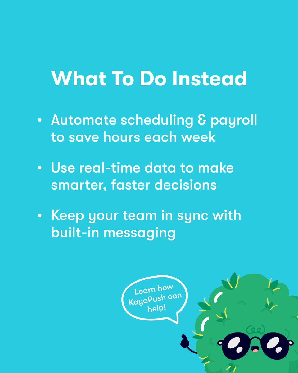 kayapush's tweet image. Summer rush is coming... is your dispo ready?

If your team’s burning out, your promos are falling flat, and your lines are longer than your to-do list — this one’s for you.

#CannabisRetail #BudtenderLife #SummerRushReady