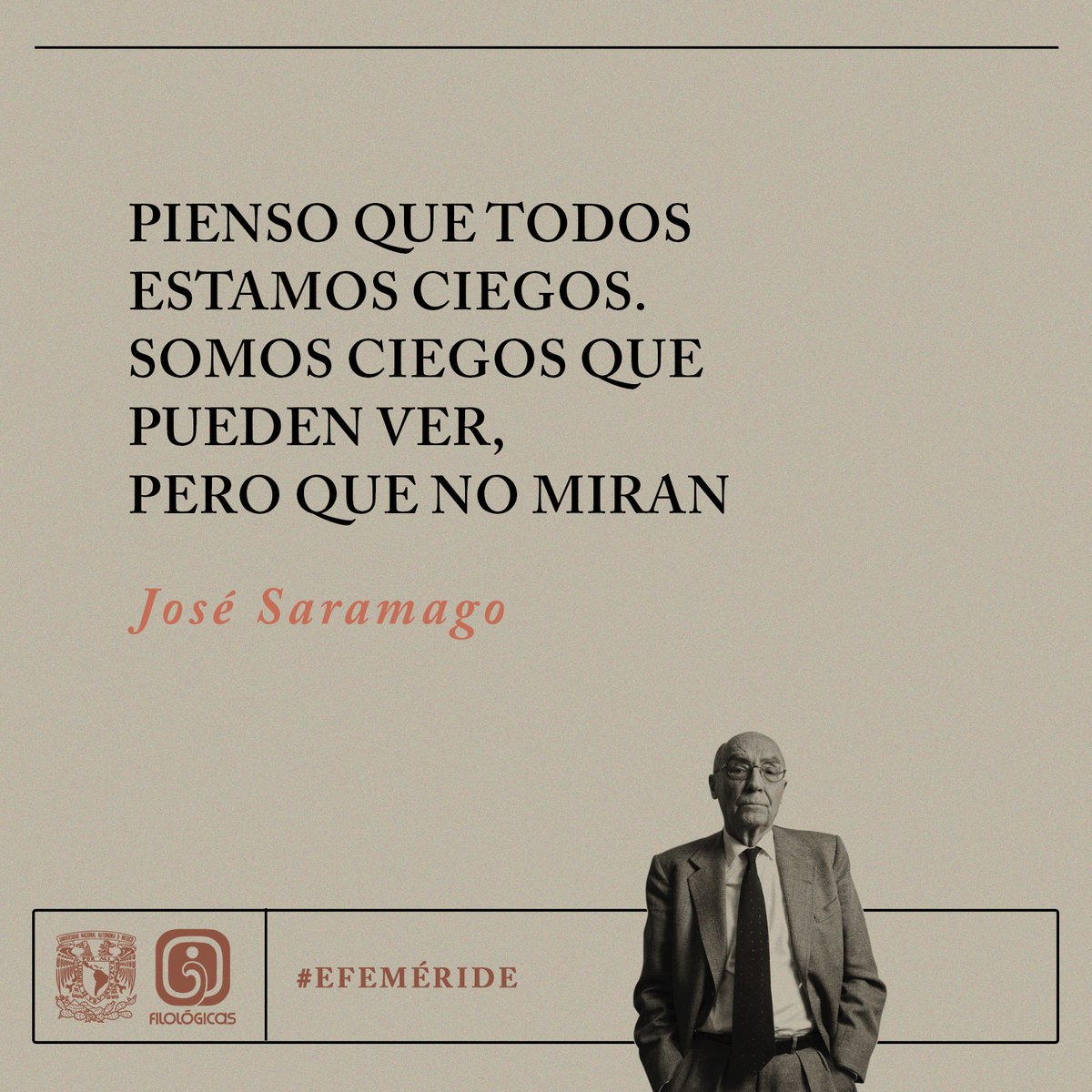 📅 #UnDíaComoHoy pero de 2010 murió José Saramago, escritor portugués, Premio Nobel de Literatura 1998.

📚 Entre algunas de sus obras destacan: Tierra del Pecado, Los apuntes, Poética dos cinco sentidos y Ensayo sobre la ceguera.
