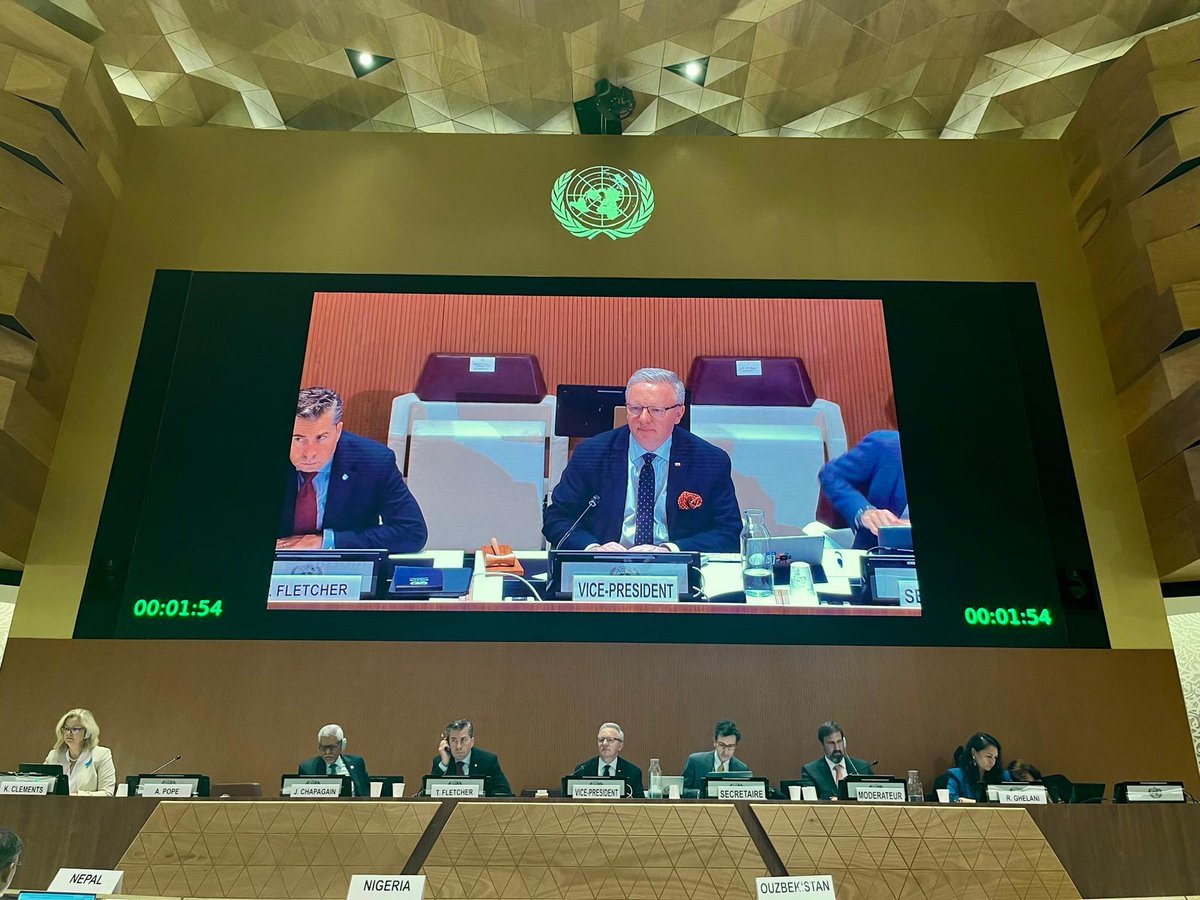 Poland in the UN (@plinun) on Twitter photo The ECOSOC Humanitarian Affairs Segment, chaired by 🇨🇷, started today in Geneva.
Over the next 3 days Member States will discuss how to reinvigorate the humanitarian system.
Amb. <a href="/KSzczerski/">Krzysztof Szczerski</a>, as ECOSOC VP, presided over debates in the morning and afternoon sessions of the HAS. The ECOSOC Humanitarian Affairs Segment, chaired by 🇨🇷, started today in Geneva.
Over the next 3 days Member States will discuss how to reinvigorate the humanitarian system.
Amb. <a href="/KSzczerski/">Krzysztof Szczerski</a>, as ECOSOC VP, presided over debates in the morning and afternoon sessions of the HAS.