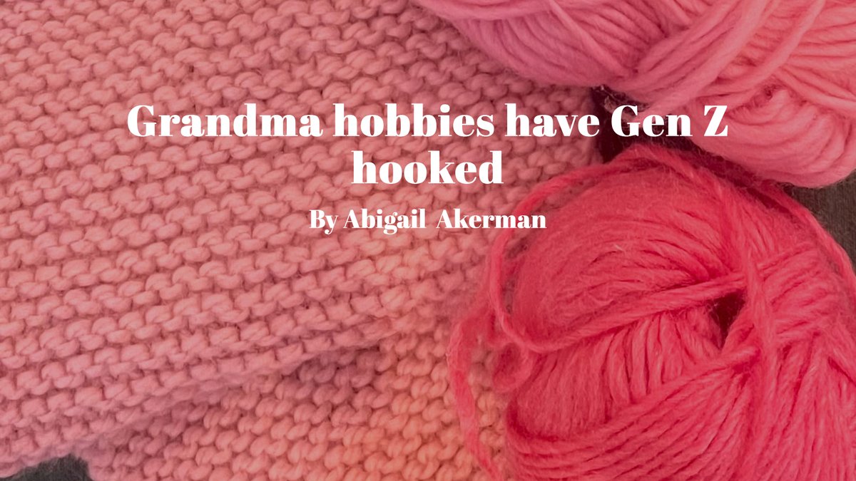 Gen Z are ditching doom-scrolling to take up knitting and crochet.

During Covid many people looked for hobbies that could be learnt at home, but why has the craze endured?
 
swlondoner.shorthandstories.com/grandma-hobbie…

#grandmahobbies #crafting #news