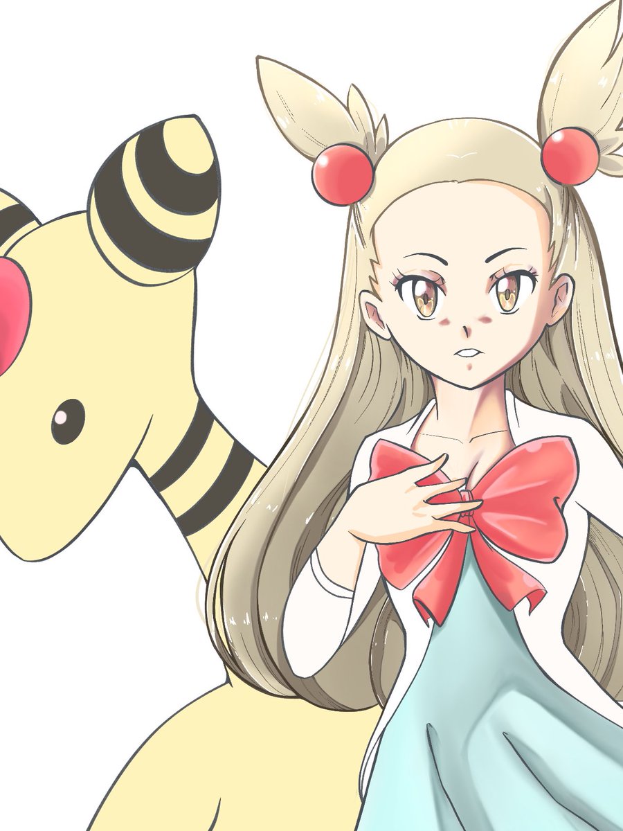 Niji_ando's tweet image. Progress ! Almost finishing this piece ! #pokemontrainer #pokemonfanart #pokemon #ampharos #procreate