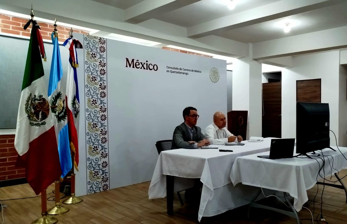 Víctor Jiménez (@vmjsegovia) on Twitter photo Huehuetenango 🇬🇹es uno de los siete departamentos del área de trabajo del <a href="/ConsulMexQue/">ConsulMexQue</a>. 16 de sus 33 municipios tienen frontera con México 🇲🇽.
Conversamos hoy con académicos del Centro Universitario del Noroccidente de la Universidad San Carlos de Guatemala en Huehuetenango Huehuetenango 🇬🇹es uno de los siete departamentos del área de trabajo del <a href="/ConsulMexQue/">ConsulMexQue</a>. 16 de sus 33 municipios tienen frontera con México 🇲🇽.
Conversamos hoy con académicos del Centro Universitario del Noroccidente de la Universidad San Carlos de Guatemala en Huehuetenango