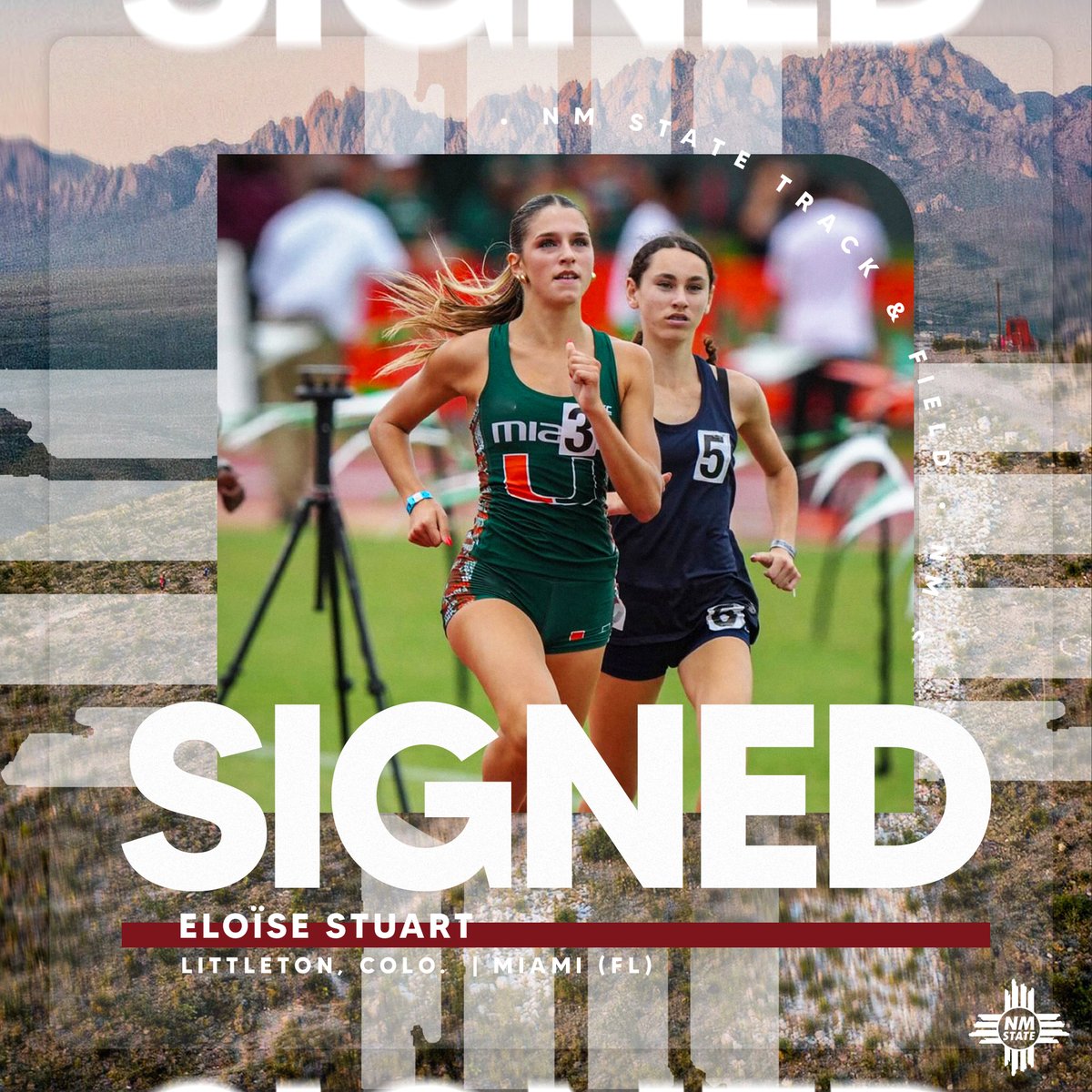 From the 'U' to the 'A' 🏜️

Aggie Nation, join us in welcoming Eloïse Stuart to the squad! 

#AggieUp
