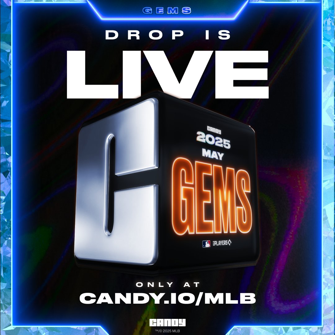 🔥𝗠𝗔𝗬’𝗦 𝗚𝗘𝗠𝗦 𝗗𝗥𝗢𝗣 𝗜𝗦 𝗟𝗜𝗩𝗘🔥

The best plays from the second month of the 2025 MLB season await!

Packs ➡️ go.candy.io/MLBGemsMaySale