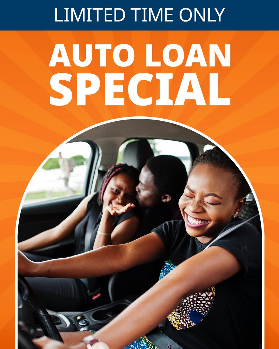SAFE Credit Union (@safecu) on Twitter photo Tomorrow is Juneteenth and we have a special auto loan rate discount for you! Secure your special rate by 6/23/25. brnw.ch/21wTvzL
*All loans subject to credit approval & membership eligibility.
#auto #loan #ratediscount #new #used #applynow Tomorrow is Juneteenth and we have a special auto loan rate discount for you! Secure your special rate by 6/23/25. brnw.ch/21wTvzL
*All loans subject to credit approval & membership eligibility.
#auto #loan #ratediscount #new #used #applynow