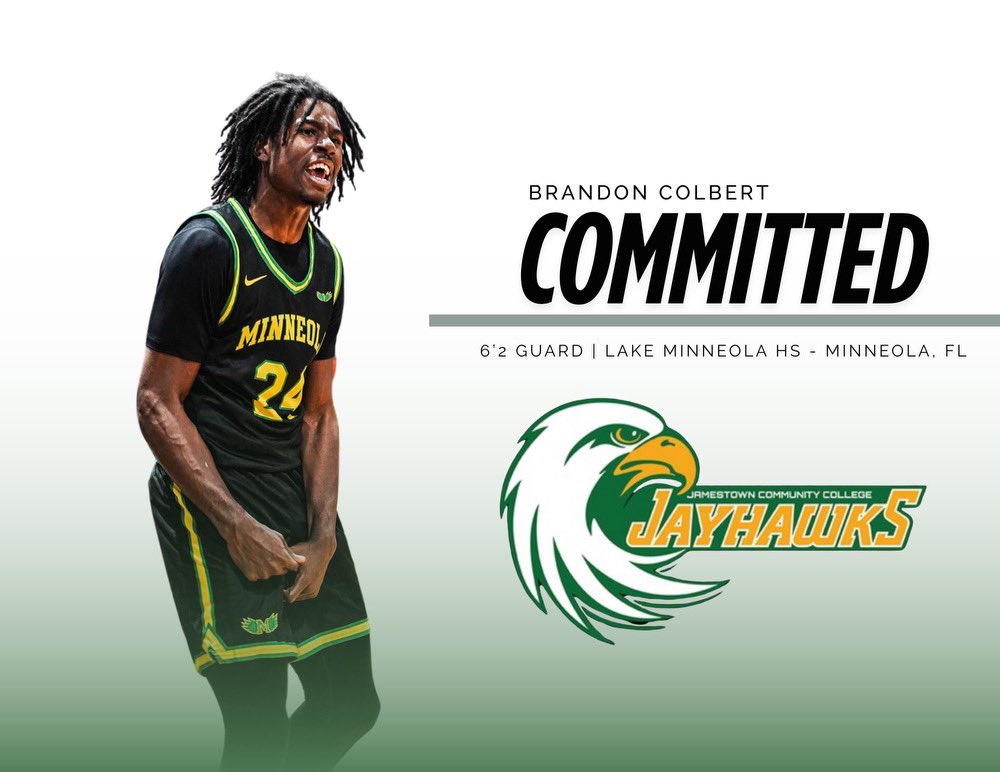6’2 Senior G <a href="/Colbert_Bran24/">Brandon Colbert</a> 
has committed to DII JuCo Jamestown CC (NY)