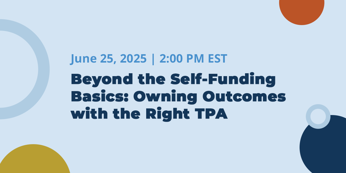 Join us June 25 for our next webinar. 

Learn how to:
🔍 Spot signs of misalignment
📊 Use data to gut-check your strategy
📌 Ask the right questions before it’s too late

Don’t miss this opportunity to make self-funding work even harder for you.
Register: bit.ly/3SYeXnm