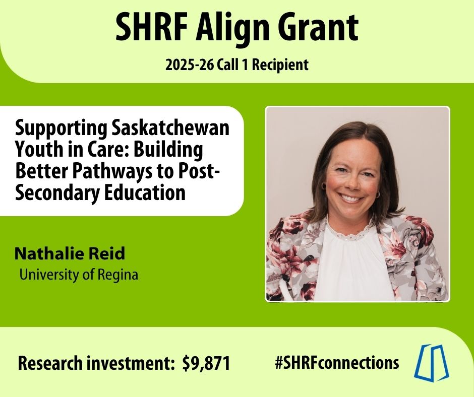 Saskatchewan Health Research Foundation - SHRF (@_shrf_) on Twitter photo We proudly announce Nathalie Reid at <a href="/UofRegina/">University of Regina</a> Faculty of Education and Child Trauma Research Centre as one of our Connections Align Grant recipients!
Visit our website to learn more: shrf.ca/post/2025-26-a…
<a href="/RanchEhrlo/">Ranch Ehrlo Society</a> We proudly announce Nathalie Reid at <a href="/UofRegina/">University of Regina</a> Faculty of Education and Child Trauma Research Centre as one of our Connections Align Grant recipients!
Visit our website to learn more: shrf.ca/post/2025-26-a…
<a href="/RanchEhrlo/">Ranch Ehrlo Society</a>