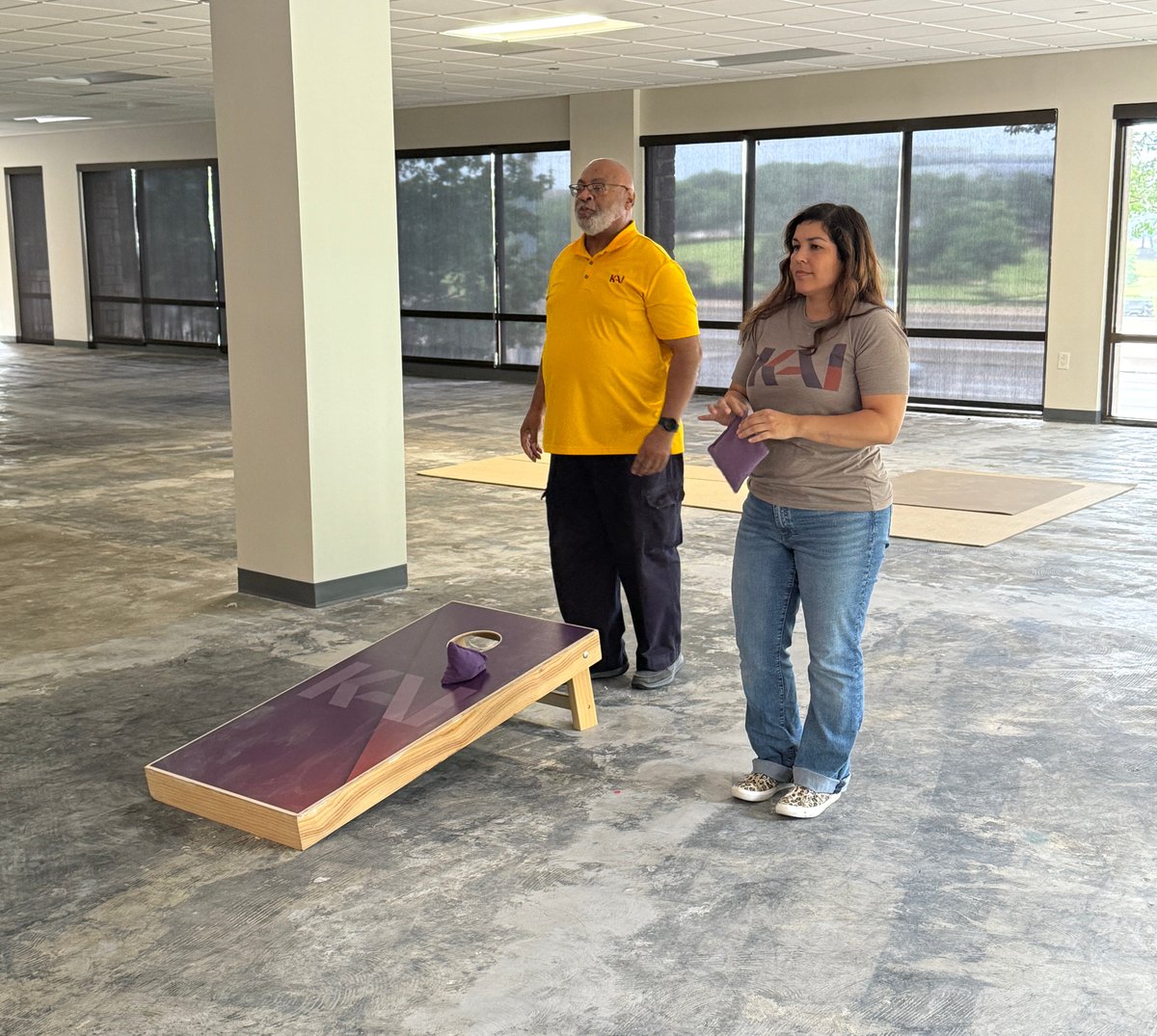 KAIenterprises's tweet image. Our KAI Spring Cornhole Tournament was a success with plenty of friendly competition, laughs, and time to connect with teammates. Thanks to everyone who came out and made it such an enjoyable event!
#TransformingCommunites #KAIculture #SpringAtKAI #CornholeChamps
