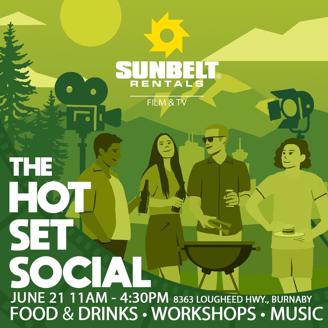 celluloidsocial (@celluloidsocial) on Twitter photo Hot Set Social at <a href="/SunbeltRentals/">Sunbelt Rentals</a> this Sat June 21 from 11am – 4:30pm!
BBQ, Workshops, Panels, Talks and Demonstrations
facebook.com/events/1708984…
RSVP at app.smartsheet.com/b/form/2ee49c6… Hot Set Social at <a href="/SunbeltRentals/">Sunbelt Rentals</a> this Sat June 21 from 11am – 4:30pm!
BBQ, Workshops, Panels, Talks and Demonstrations
facebook.com/events/1708984…
RSVP at app.smartsheet.com/b/form/2ee49c6…