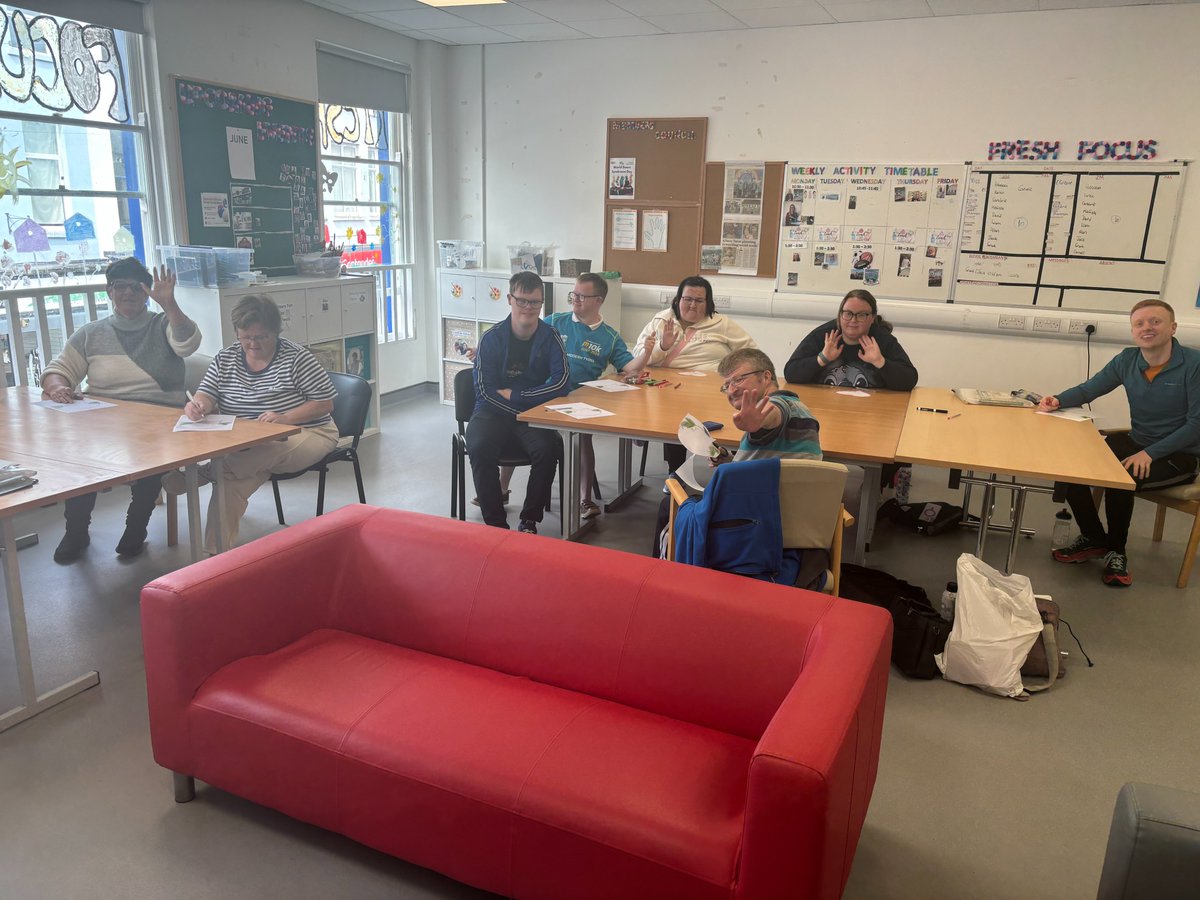 arcni's tweet photo. Here’s TILII Enniskillen @arcni_teamTILII working away on their Rights Leaves and Flowers.🍃🌸
Email or tag us to add your leaf or flower – We can’t wait to see our Rights Tree grow and grow!
#LearningDisabilityWeek2025 #LDPride #RightsTree https://t.co/JvHxrYqrhn