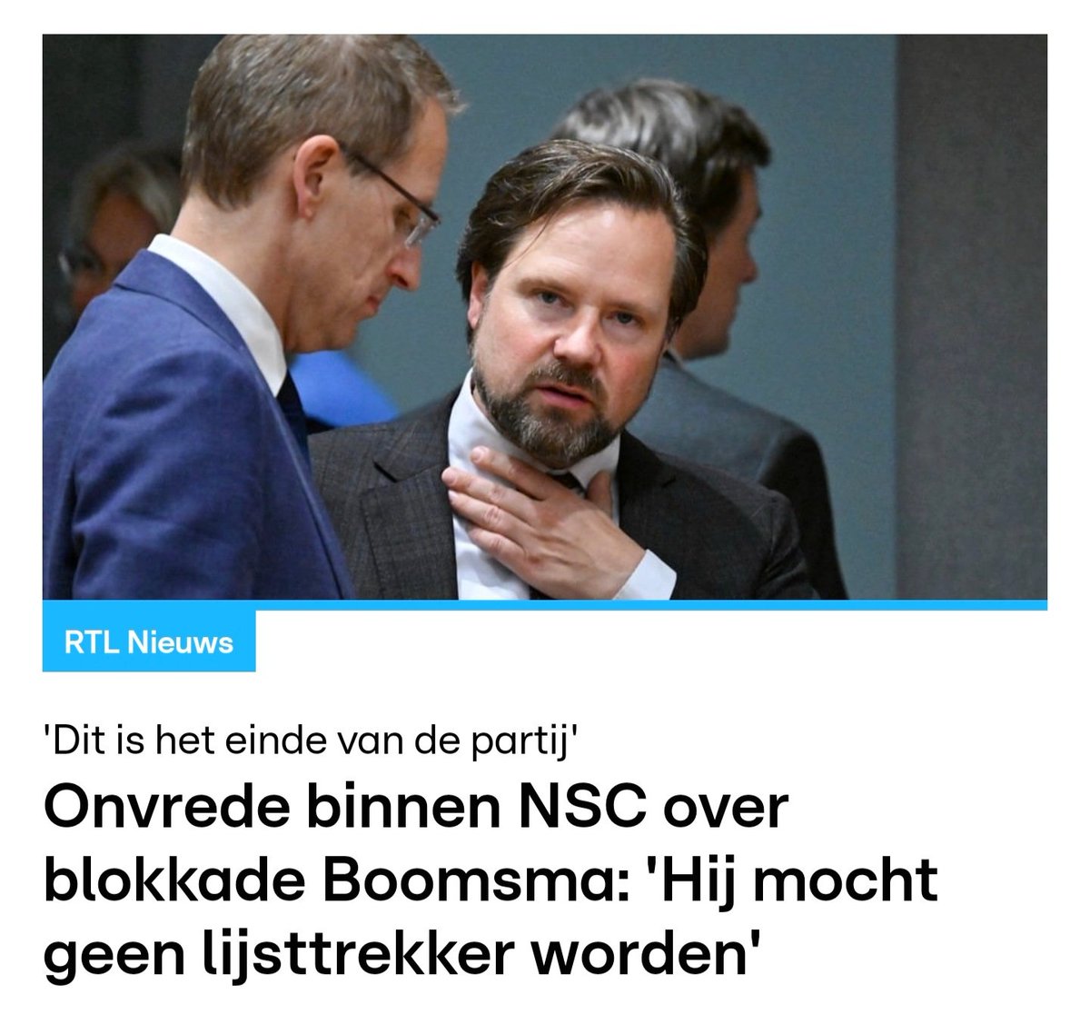 Wat is het toch een onstabiele en irritante partij...

Het ergerlijke gedrag van <a href="/PieterOmtzigt/">Pieter Omtzigt</a> blijft voortwoekeren...

#NSC