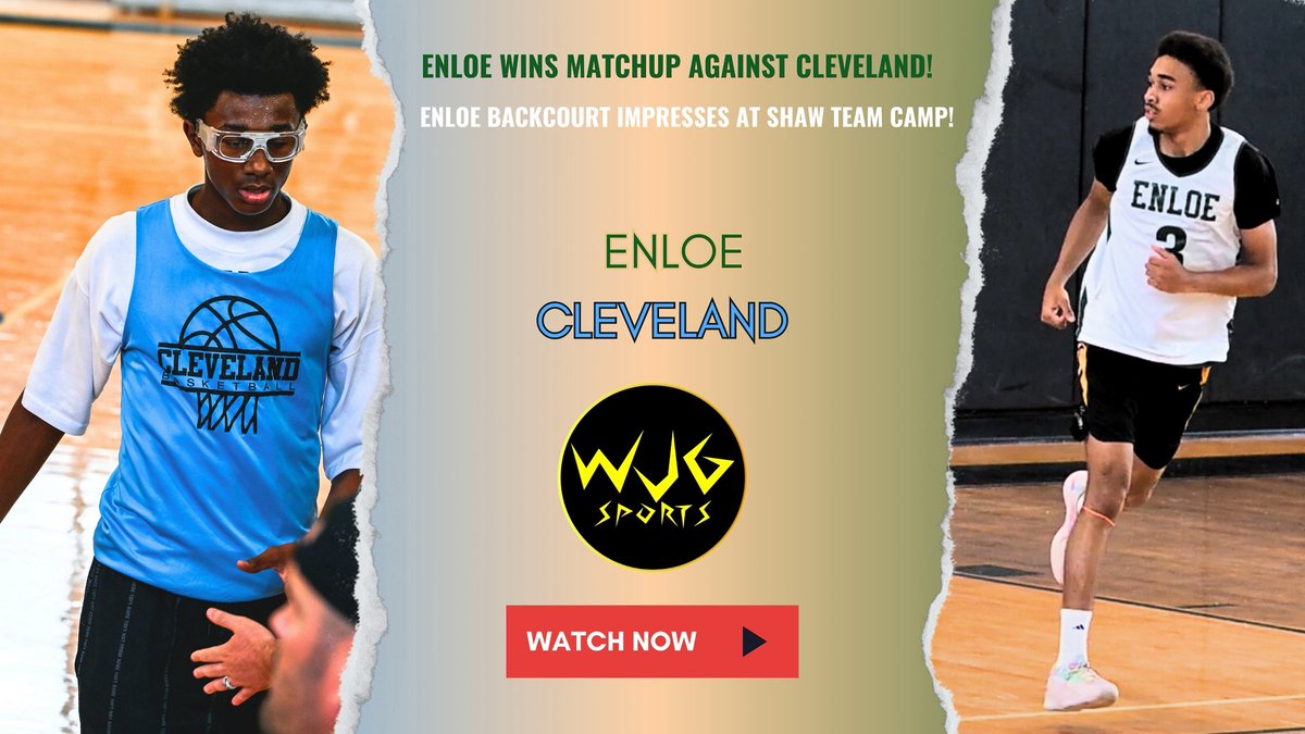 Enloe and Cleveland match up at Shaw team camp! Enloe backcourt shines in win!
youtu.be/JzT0KwJ9-1c