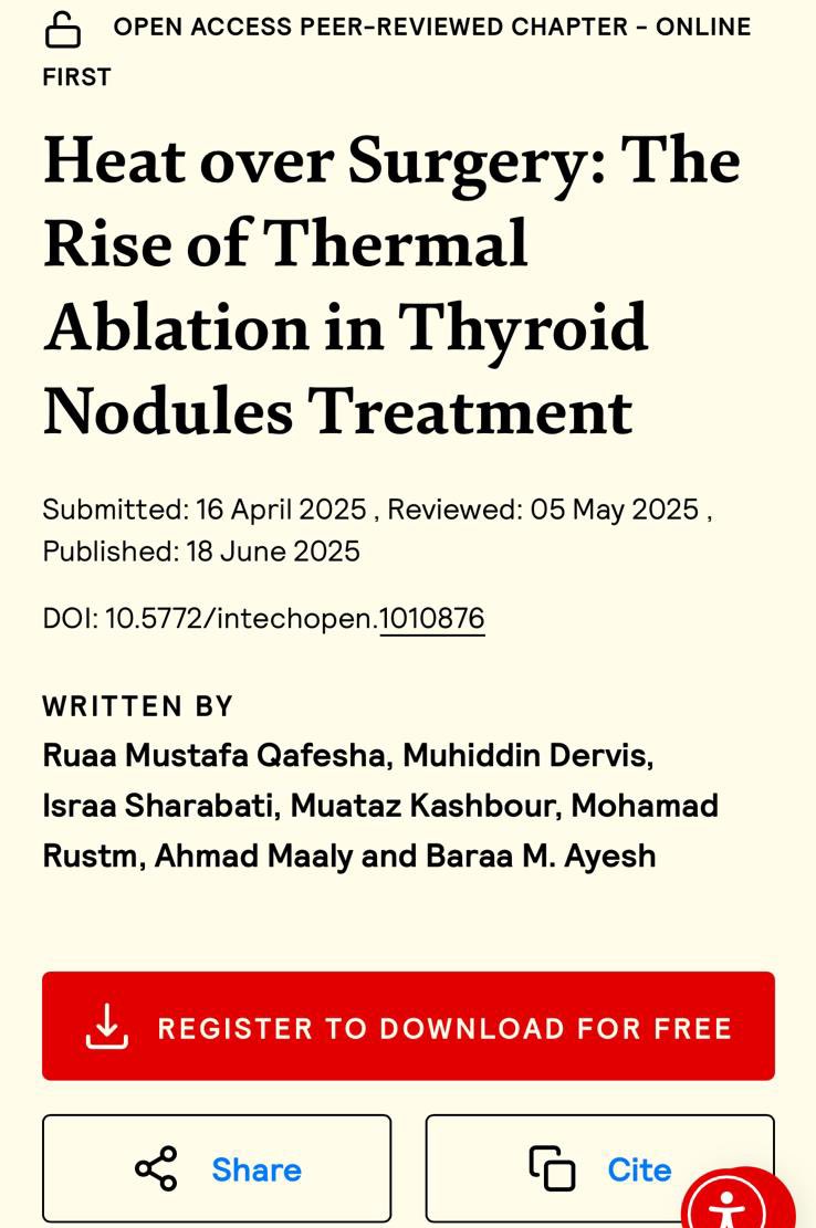 IR_852's tweet photo. Finally! Our book chapter has been published 🥳 Grateful for our amazing team #IGSurg #MIIPs https://t.co/L1RQm28dus