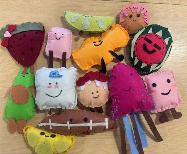 Year 5 have loved textiles week. We have designed and made some amazing stuffed toys using the blanket stitch to secure them. We used some decorative stitches and appliqué to decorate them too. Look at our lovely creations! #WDCEdt