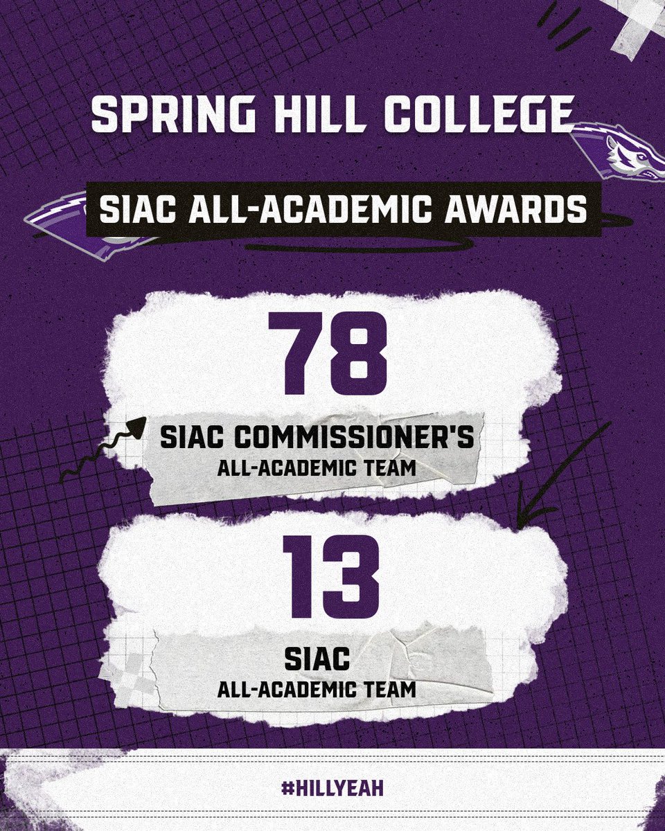 Congratulations to all of our student athletes who earned recognition on the SIAC All-Academic Teams and SIAC Commissioner's All-Academic Team❗ 

📰: shcbadgers.com/news/2025/6/18…

#HillYeah
