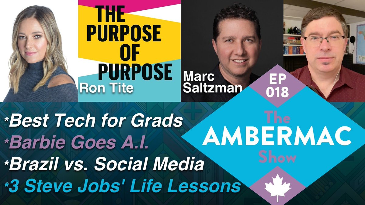Amber Mac (@ambermac) on Twitter photo 📣 It's Wednesday - A new episode of The AmberMac Show is now available here or wherever you get your podcasts 👇
bio.site/ambermac
W/ <a href="/jeffmacarthur/">Jeff MacArthur</a> <a href="/marc_saltzman/">Marc Saltzman</a> <a href="/rontite/">ron tite</a> 📣 It's Wednesday - A new episode of The AmberMac Show is now available here or wherever you get your podcasts 👇
bio.site/ambermac
W/ <a href="/jeffmacarthur/">Jeff MacArthur</a> <a href="/marc_saltzman/">Marc Saltzman</a> <a href="/rontite/">ron tite</a>