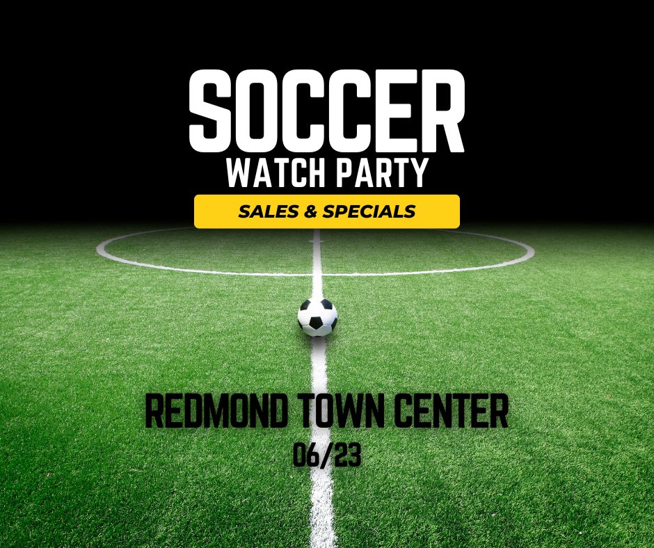Experience the excitement of the game at Redmond Town Center! While you're here, don't miss out on some amazing deals and sales. Get the details: redmondtowncenter.com/sales 🛍️🏈