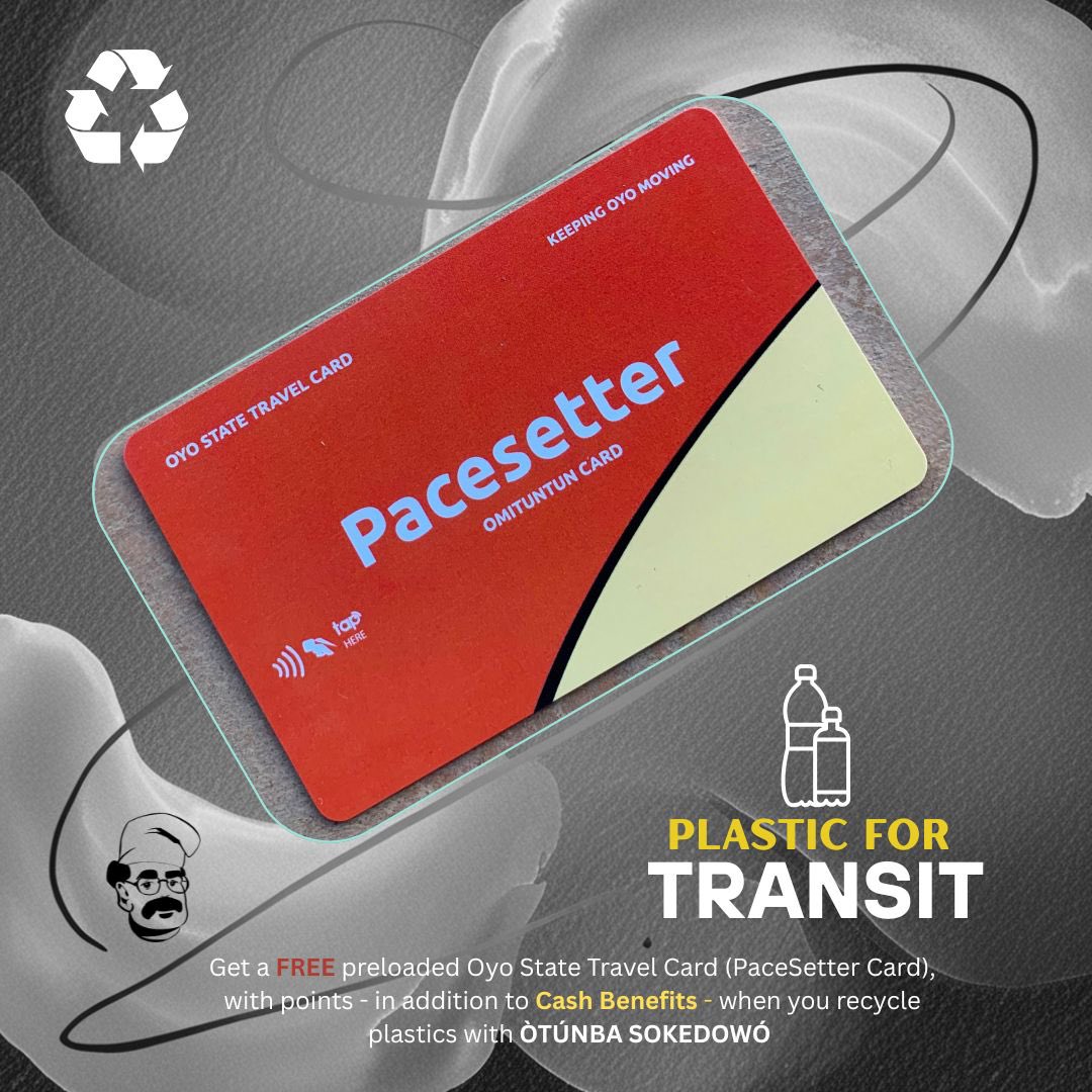 Gbenjo_Abimbola's tweet photo. Recycle plastics with @Otunba_Sokedowo and get a FREE Card with earn points for free rides with the PaceSetter (@OyoPts) Transport Scheme!
Ìké òní, owó ọkọ ọ̀la. Let’s keep Oyo State(Ibadan) clean and moving.
#Ibadan #SokedowoRecycling #RecycleForTransit #PaceSetterCard https://t.co/5Vhh7RXQ1T