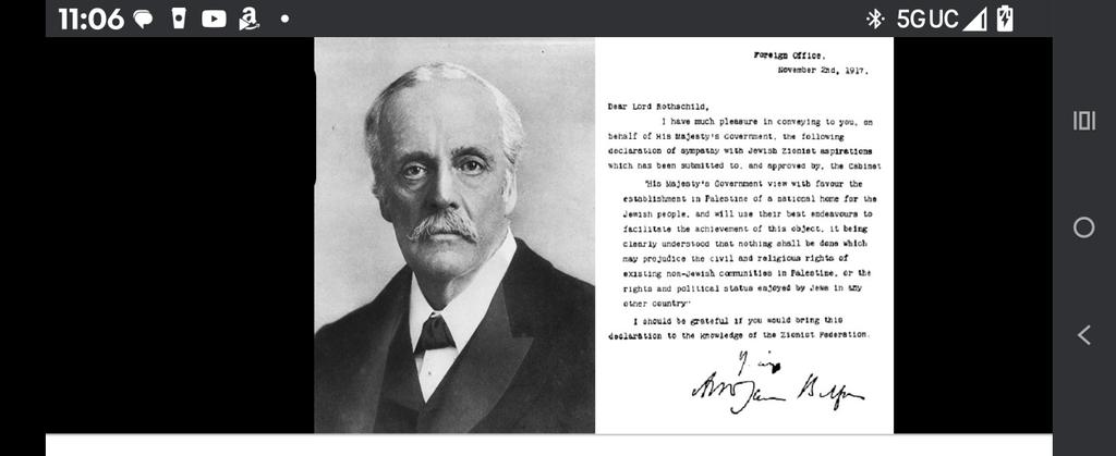 The Balfour Act :
History Isreal/Palestine Conflict, education is the key of truth.