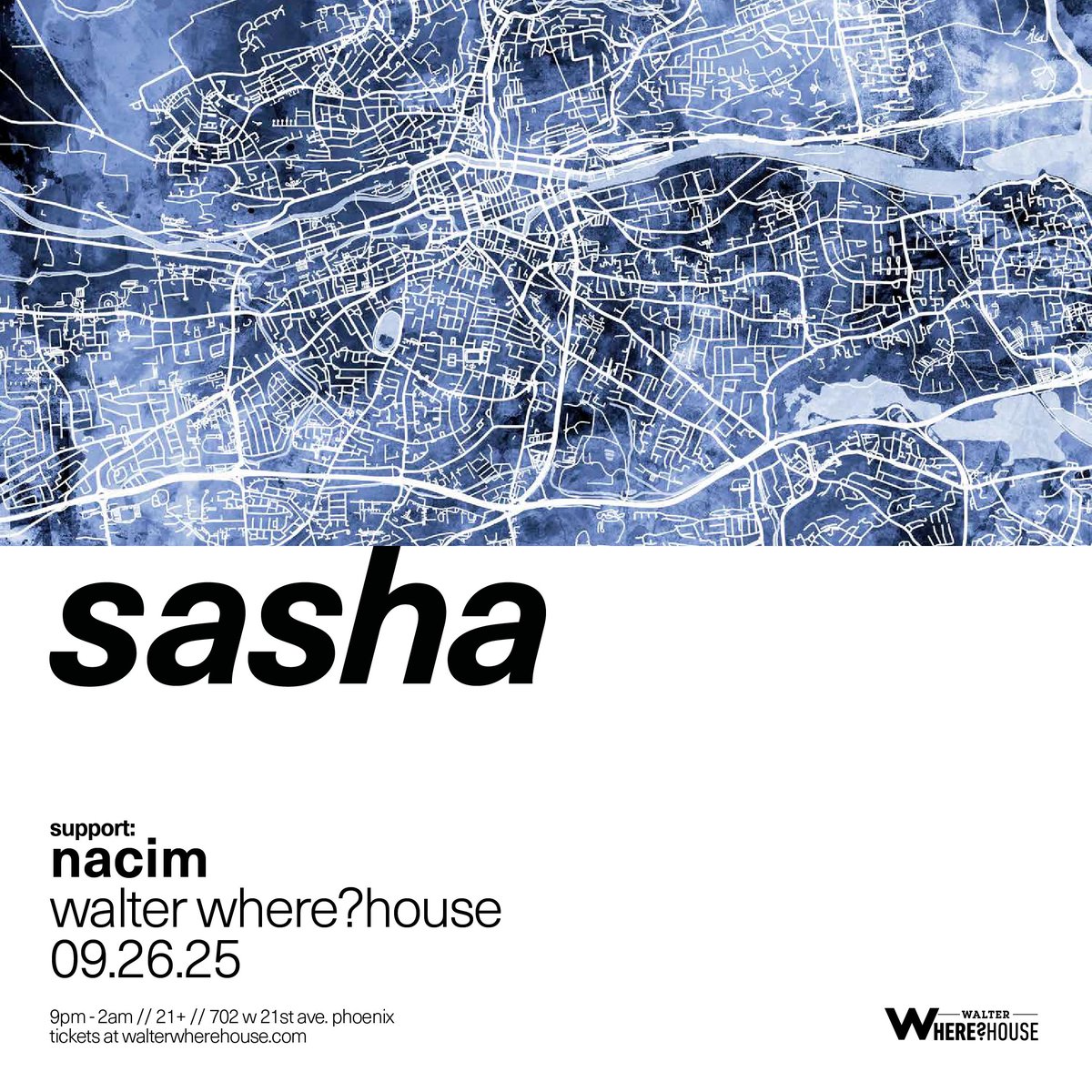 See you in Phoenix for a 3-hour set - Friday, Sept 26 at Walter Where?House 🤍
Tix: bit.ly/4nn5F2a