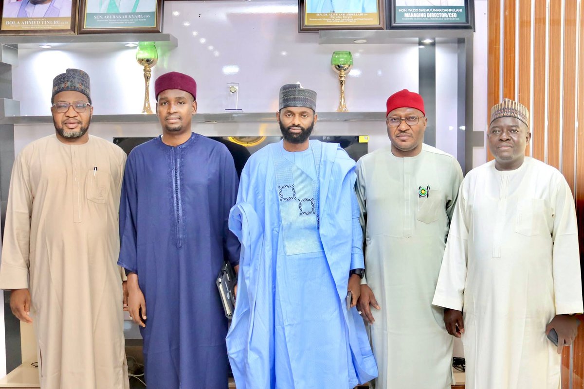 Today, I had the honor of receiving a distinguished delegation from the National Assembly comprising Hon. Ahmed Yusuf Doro (Mani/Bindawa Federal Constituency, Katsina State), Hon. Prof. Paul Nnamchi (Enugu East/Isuzu Federal Constituency, Enugu State), Dr. Bashir Shagari and