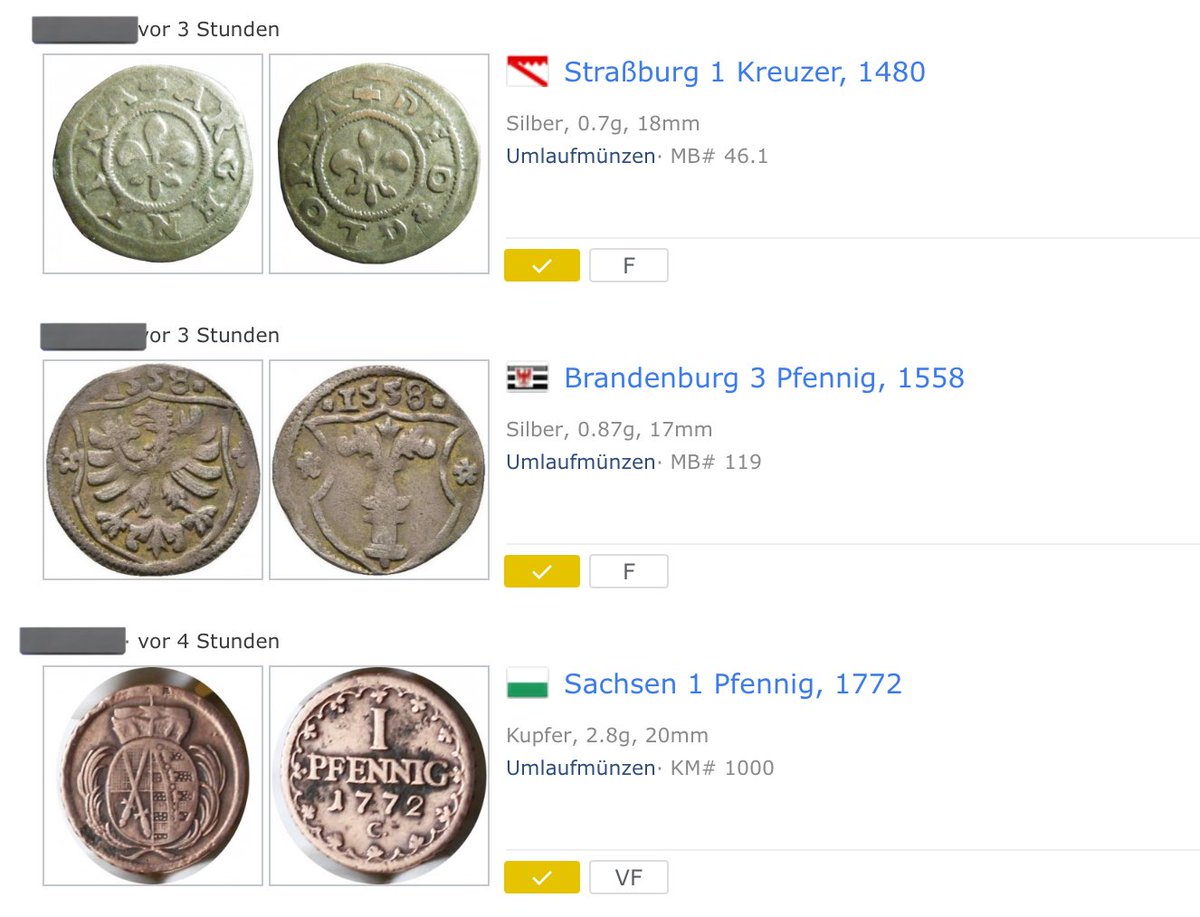 Neue Fuhren auf dem Weg, 500 Briefmarken darunter 200x Germania , ungefähr 1 Kilo Deutsche Münzen von 1850-1989 und diese 3 schönen Stücke.
Eine neue Vitrine war nun auch vonnöten.