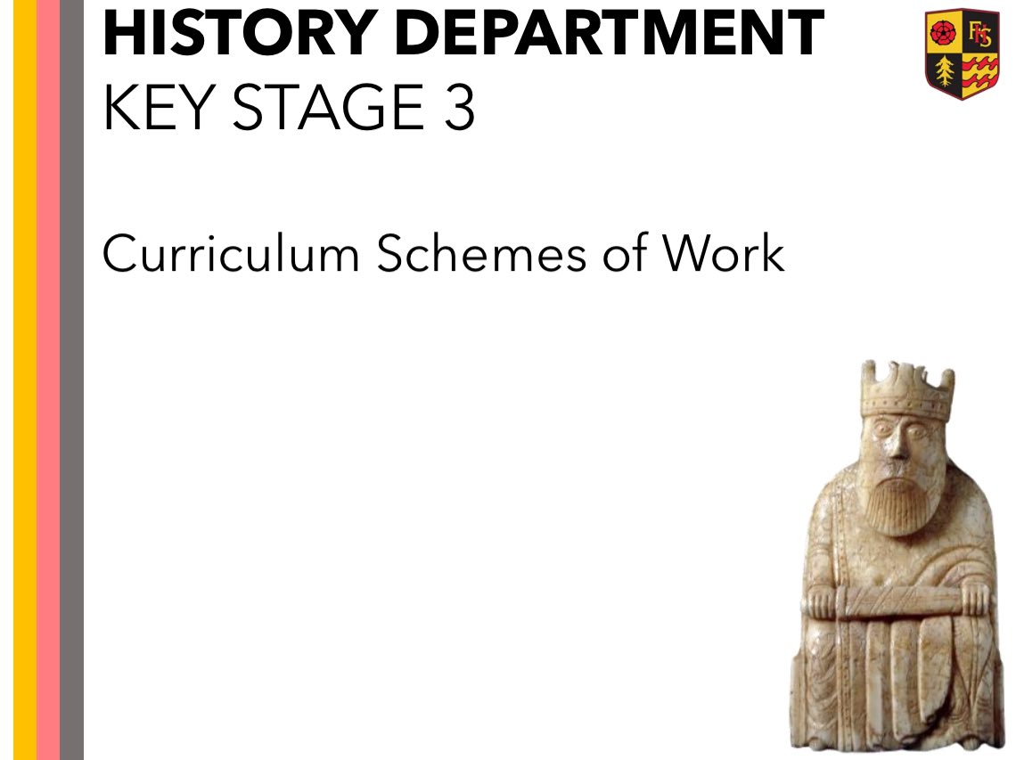 mrfitzhist's tweet image. Still not finished, not sure it ever will be but we’ve made a lot of progress in developing our KS3 curriculum. Connected second-order concepts, guidance on outcomes and key vocabulary all identified for students, parents and staff to be aware of. #historyteacher