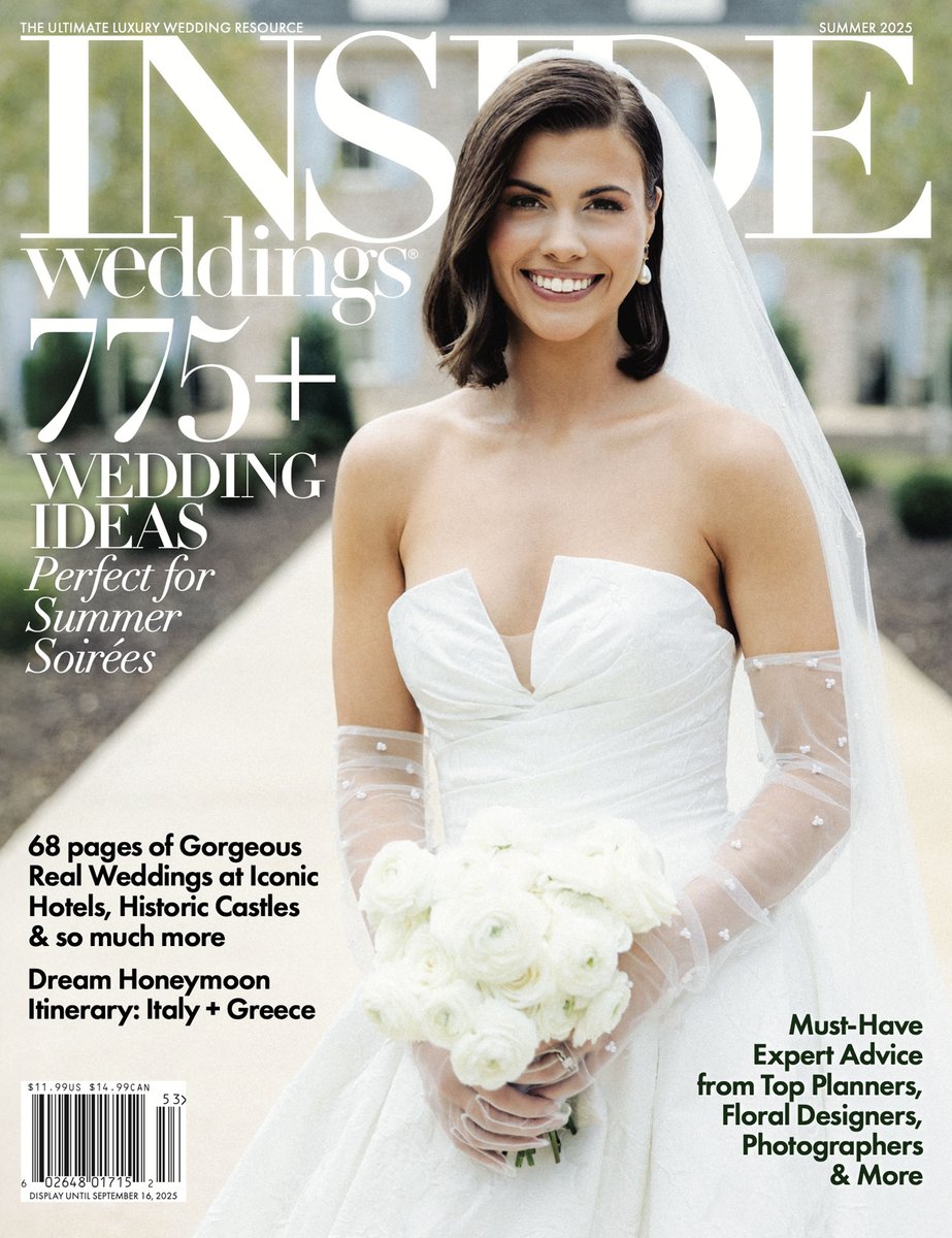 Hunter Hennes Photography featured in the most recent issue of <a href="/InsideWeddings/">Inside Weddings</a>, and secured the cover, on stands now!