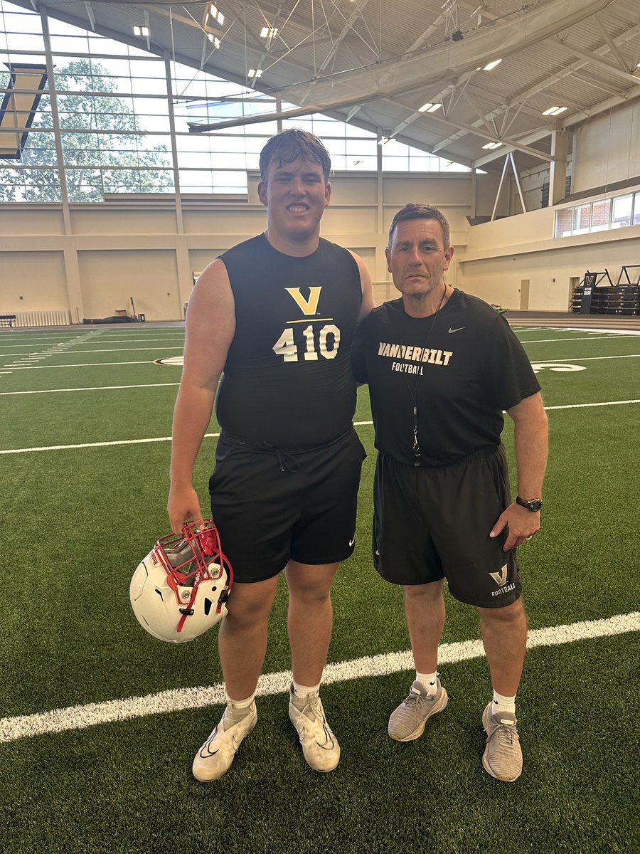 Great day at Vandy Football Camp! Can’t wait to be back in Nashville!