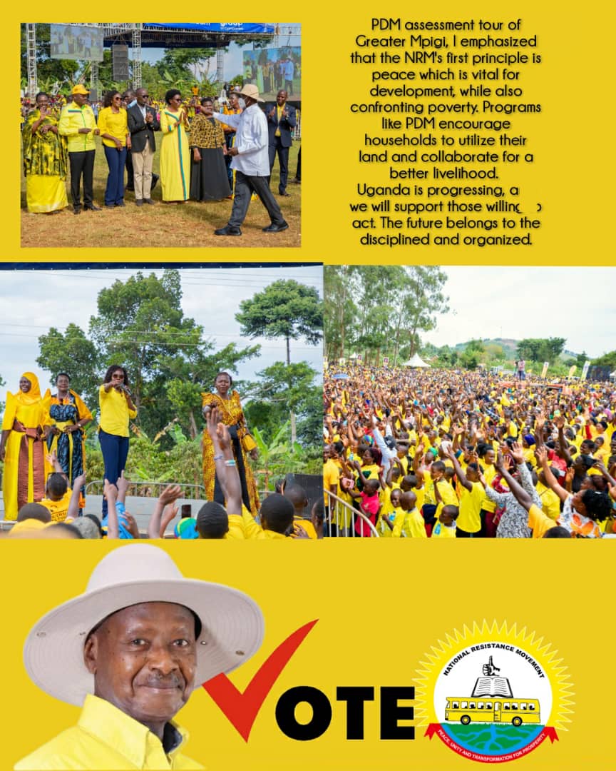 remain inactive, like in the Parable of the Sower—choose to act. 
On law enforcement, bonds must not be misused, and criminals need accountability. Parents should ensure their children are immunized for good health. 

Uganda  and organized.