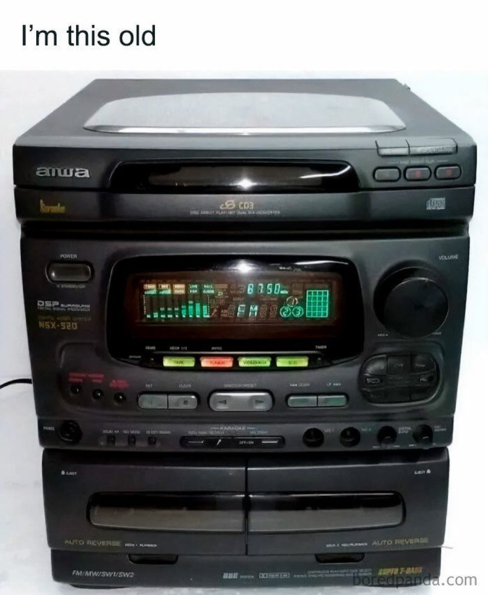Clintusđ”McGintus (@clintus) on Twitter photo This was my first stereo with a cd player; I got it when I was in 8th grade. My first cd was Smash from <a href="/offspring/">The Offspring</a> This was my first stereo with a cd player; I got it when I was in 8th grade. My first cd was Smash from <a href="/offspring/">The Offspring</a>