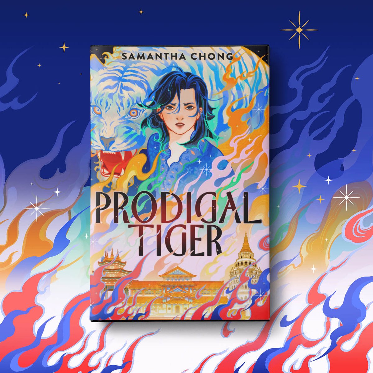 Cover illustration for @samjamtimtam debut: Prodigal Tiger! So happy to do a cover for my Malaysian folks! Coming soon 2026 

Design: @kaitlin.k.draws