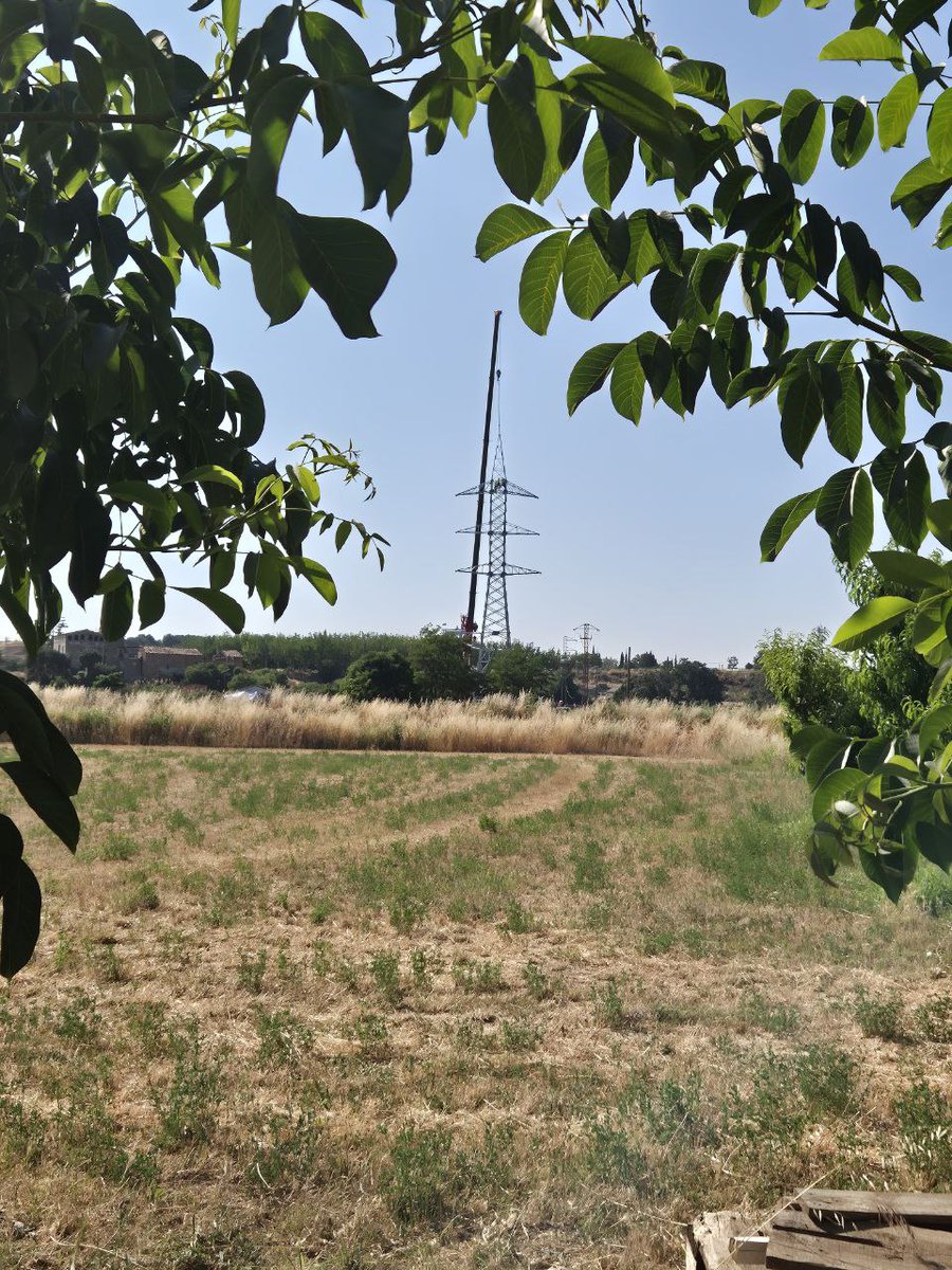 ❗️JA ESTAN AQUÍ LES LÍNIES D'ALTA TENSIÓ QUE LA PAERIA NO HA ATURAT❗️

Aquests dies desenes d'operaris comencen a muntar els punts de suport de la línia d'evacuació del macroparc solar d'Alcarràs que trinxen l'Horta de Lleida.