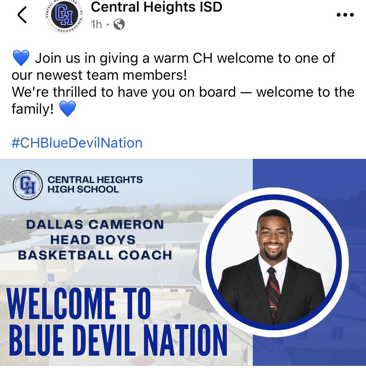 Caleb Beames (@avguycaleb) on Twitter photo Great hire by Central Heights. The <a href="/SFA_MBB/">SFA Men’s Basketball</a> great is going to do amazing things. #AxeEm Great hire by Central Heights. The <a href="/SFA_MBB/">SFA Men’s Basketball</a> great is going to do amazing things. #AxeEm