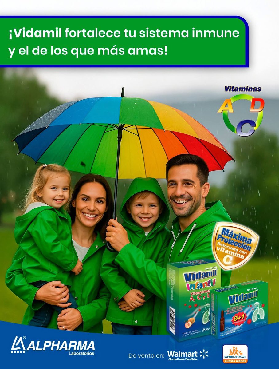 La temporada de lluvias crea condiciones que favorecen la propagación de diversas enfermedades.🤧
Vidamil fortalece el sistema inmune, combatiendo virus y bacterias.🦠
¡Un sistema inmune FUERTE, es el mejor escudo contra las enfermedades!
#Vidamil #máximaprotección #Alpharma