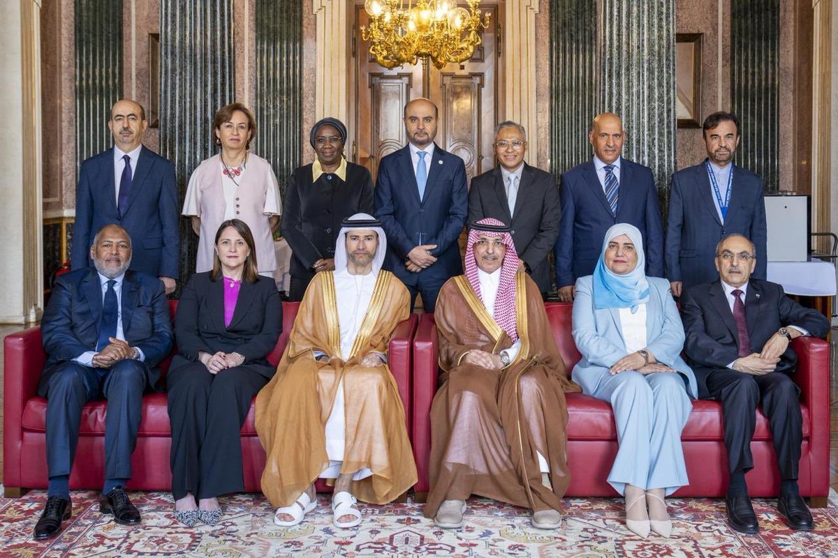 ترأست اليوم وفد #المملكة المشارك في الاجتماع السادس والأربعين للمجلس الوزاري لصندوق أوبك للتنمية الدولية. 
وخلال مشاركتي، أكدت على المركز المالي والائتماني القوي للصندوق، الذي يتجلى في قدرته على الحفاظ على تصنيفه الائتماني المتميز. كما أشدت باستجابته الحكيمة لتقلبات الأسواق