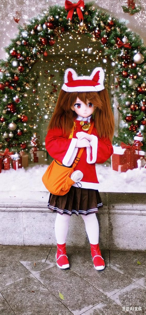 Ai换背景真强啊

造型是龙骧的2014 ver圣诞限定立绘
#着ぐるみ   #kigurumi #kig  #kiger  #舰队Collection #艦これ #龍驤
