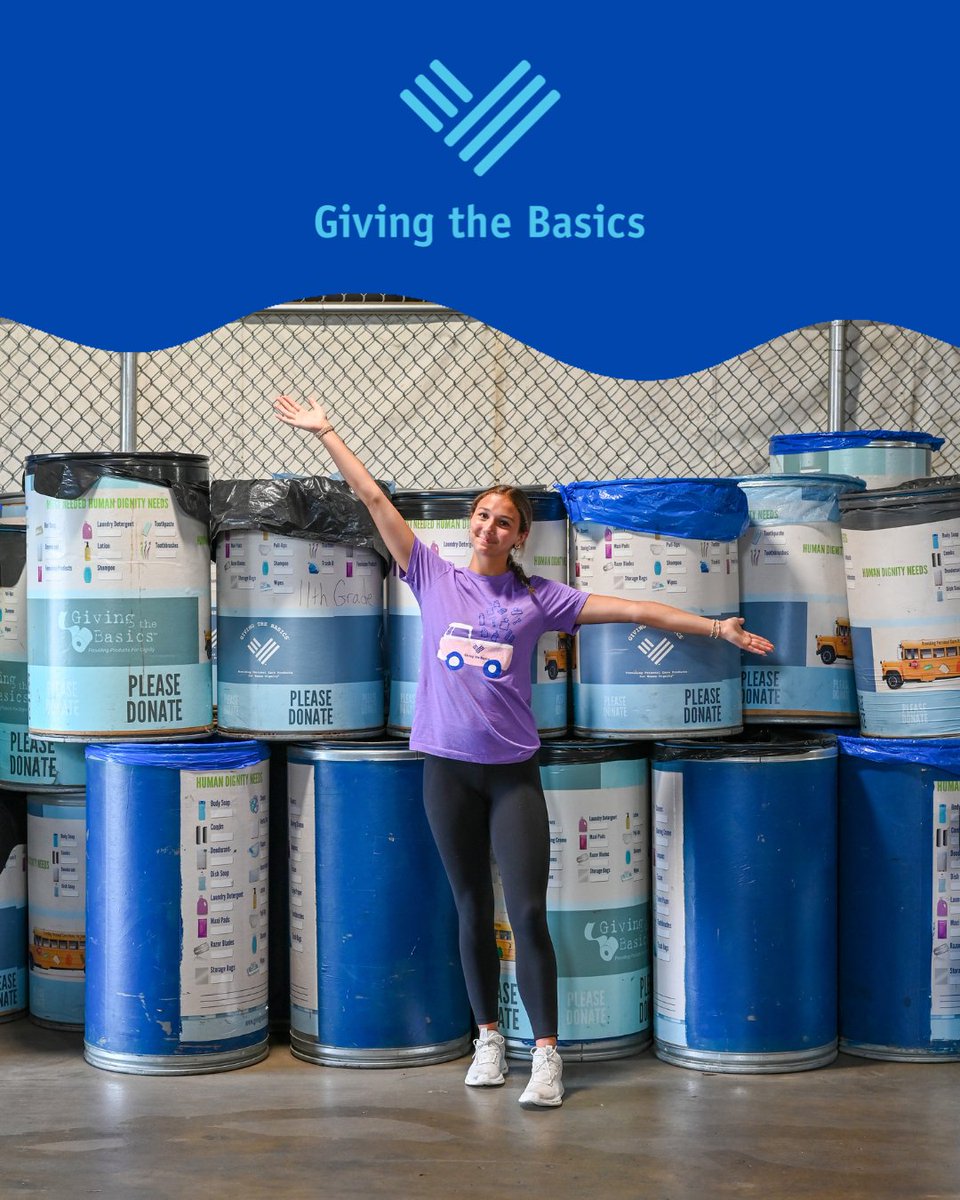 We’re looking for groups to host hygiene product drives! 🧼 Perfect for schools, churches, neighborhoods &amp; more.

Our donation barrels are ready — are you? 💪
Learn more: givingthebasics.org/host-a-dignity…
#GiveDignity #ProductDrive #KCcares