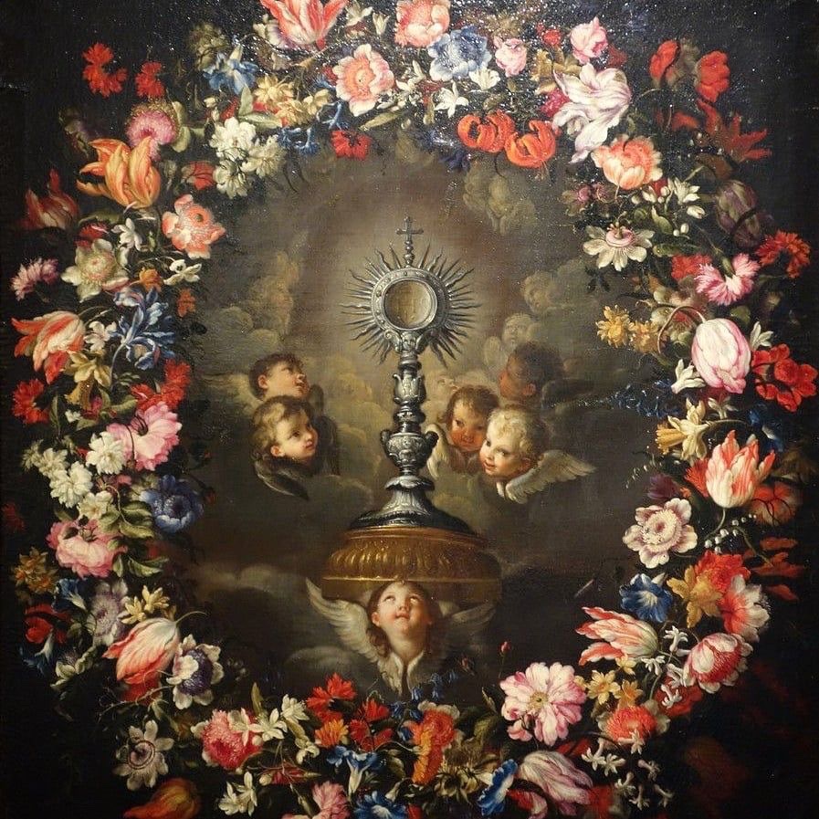 Solemnidad del Corpus Christi |

“El que come Mi carne y bebe Mi sangre, permanece en Mí y Yo en él”.
Juan 6, 56

#CofradíasMLG