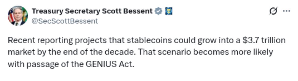 Total stablecoin marketcap is going to 15x over the next 5 years.

We’ll be here for it.