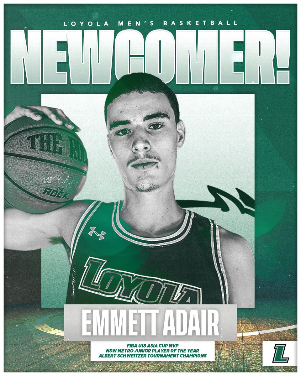 LoyolaMBB's tweet image. From Sydney, Australia. Meet Emmett Adair, one of our incoming freshman! 

🟢 FIBA U18 Asia Cup MVP
🟢 NSW Metro Junior Player of the Year
🟢 Albert Schweitzer Tournament Champion 

#GoHounds