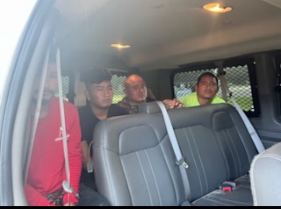 HSI Mobile in conjunction with <a href="/FBIMobileAL/">FBI Mobile</a> , <a href="/ATFHQ/">ATF HQ</a> ,<a href="/DEAHQ/">DEA HQ</a>, <a href="/USMS_Mobile/">U.S. Marshals Service Mobile</a> <a href="/ERONewOrleans/">ICE New Orleans</a> <a href="/CBP/">CBP</a> arrested 10 illegal immigrants &amp; recovered 1 unaccompanied minor during worksite enforcement operations in Elberta, AL.