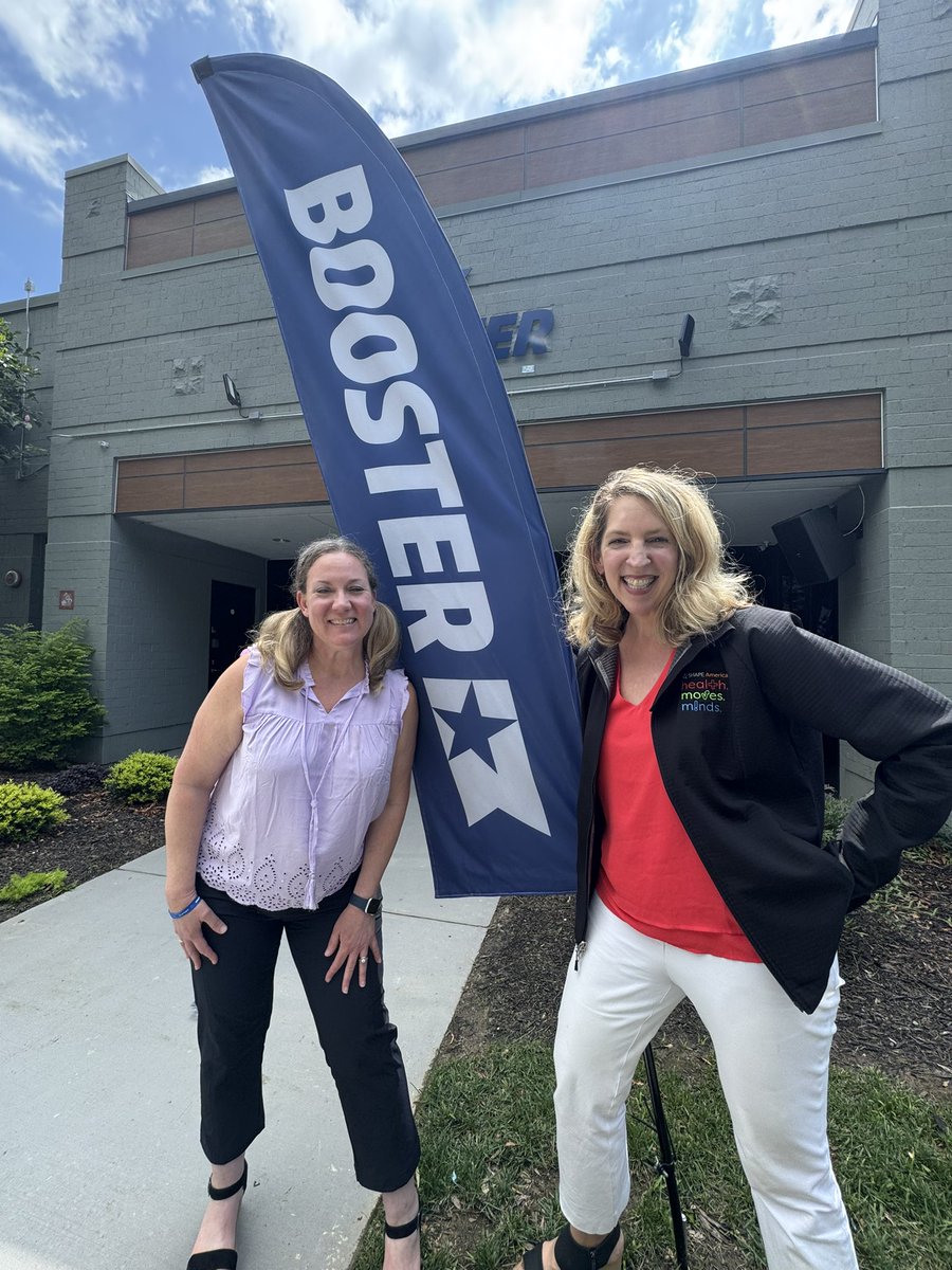 Such a FANTASTIC trip to visit our amazing partners at <a href="/choosebooster/">Booster</a>! We were reminded all over again about why they are the perfect partner for <a href="/SHAPEAmerica/">SHAPE America</a>’s #healthmovesminds program. 💙