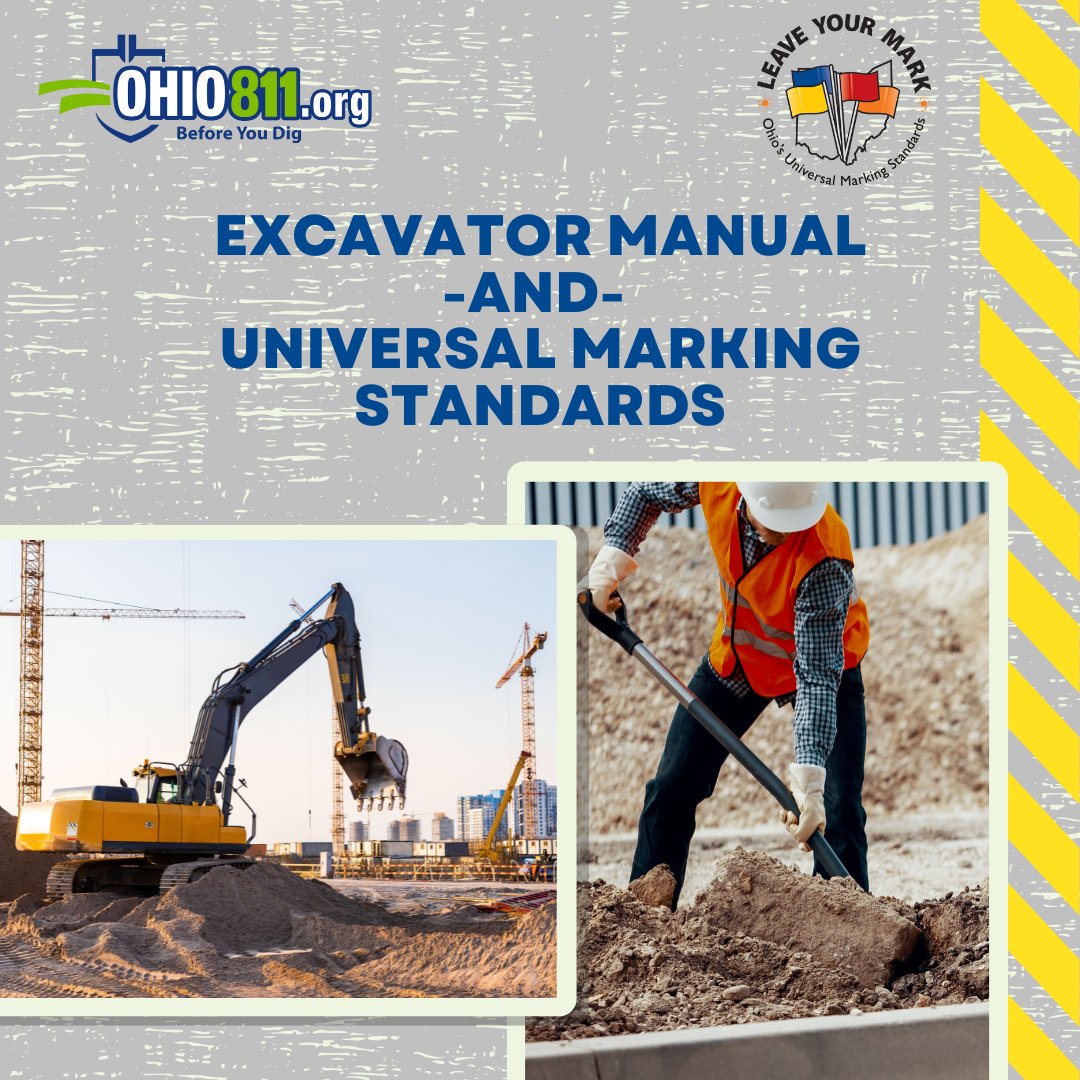 OHIO811's tweet image. Every two years, representatives from from Damage Prevention Councils across Ohio come together to review and revise the Universal Marking Standards. These updates help ensure consistency, safety, and efficiency for everyone involved.
Visit our website at bit.ly/3SvARhw…