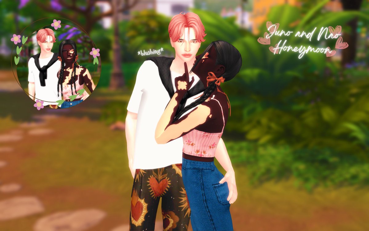 simsofthegarden's tweet image. 🩷 The Newlyweds ༉‧₊˚