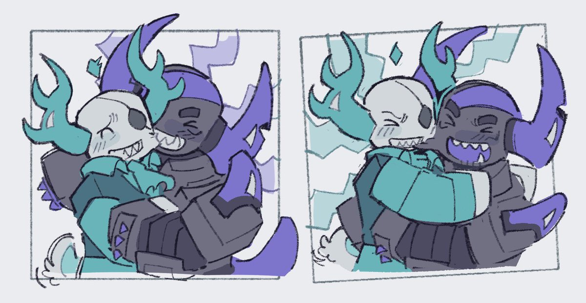 I saw a cute drawing and it reminded me of them 

#phightingart