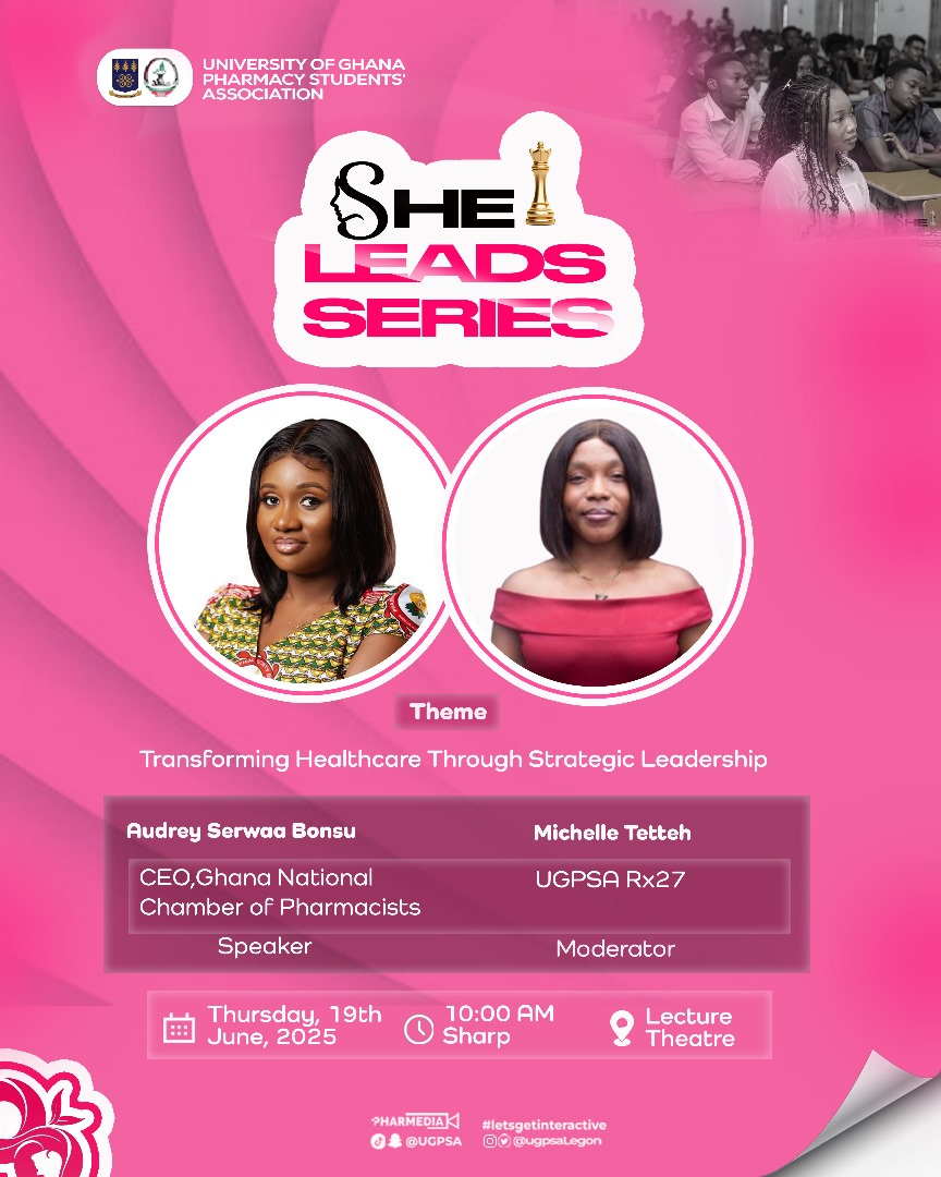 She's here!🔥
And She's a Leader🗿

Join us for the She Leads Series with  Michelle , as Boss Lady Audrey Serwaa Bonsu takes us on her journey from..._CFM (Common Floor Member) to CEO_ 🧗🏽‍♀️ 
 
This Thursday, 19th June 2025
10 am _pronto_ ⚡
Venue? _You know where😉_